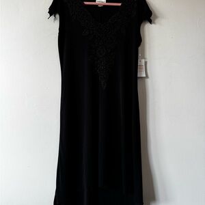 Vintage Fashion Bug Whimsygoth Black Dress